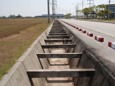v ditch